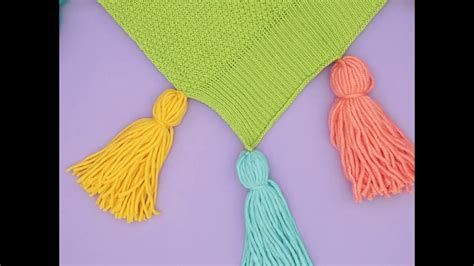 How To Diy Blanket Tassels Youtube