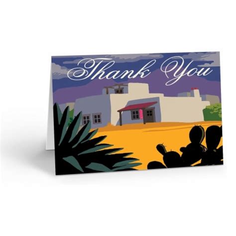 Stonehouse Collection Southwest Home Thank You Blank Note Card Adobe