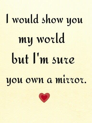 Love You Are My World Quote
