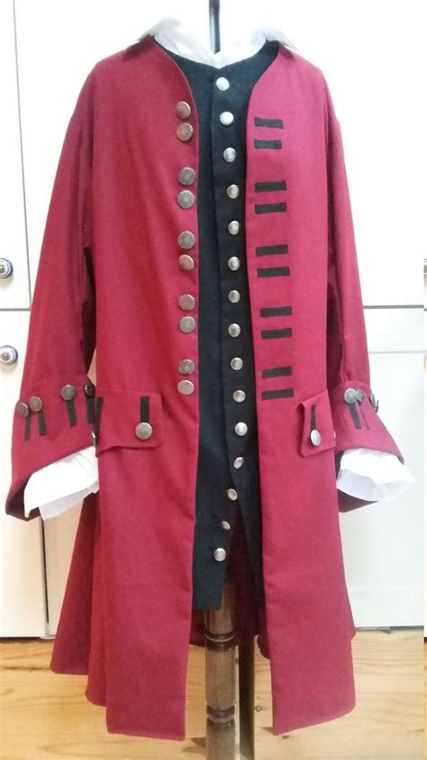 Pirate Jack Sparrow Theatrical Frock Coat Stage Costume Etsy