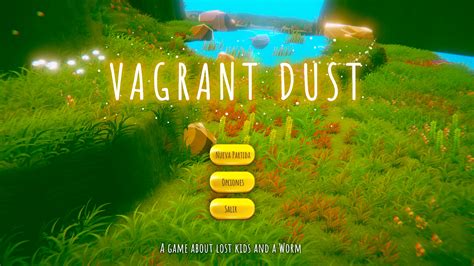 Artstation Vagrant Dust Title Screen