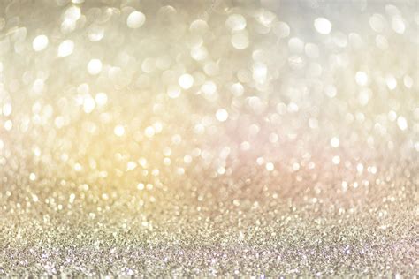 Premium Photo Gold And Silver Abstract Bokeh Lights Shiny Glitter