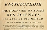 De Encyclopédie (1751-1772) van Denis Diderot | Historiek