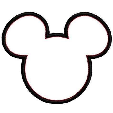 Large Mickey Mouse Face Template Addictionary