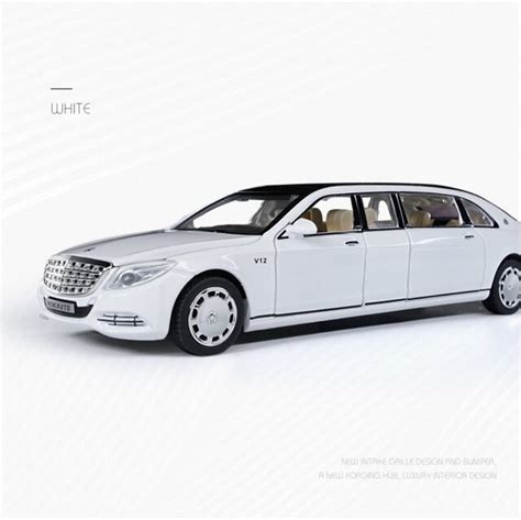 Simulation Hot Stretch Benz S650 132 Scale Wheel Maybach Metal Model