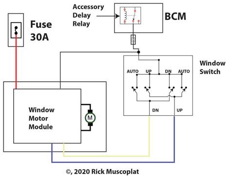 Power Window Relay Wiring Diagram Irish Connections