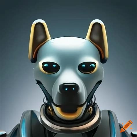 Face Of A Dog Robot On Craiyon