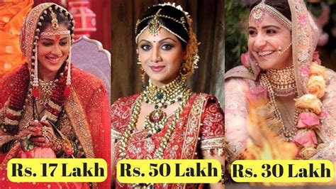 Top 5 Bollywood Actresses Most Expensive Wedding Dresses All Hindi