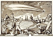 Great comet of 1577, historical artwork - Stock Image - C013/8955 ...