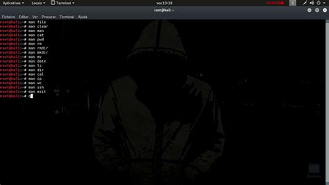 Kali Linux Comandos Basicos Do Terminal Youtube