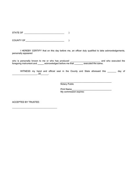 Land Trust Agreement Sample In Word And Pdf Formats Page 4 Of 4