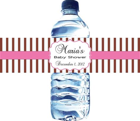 Personalized Water Bottle Labels Baby Shower