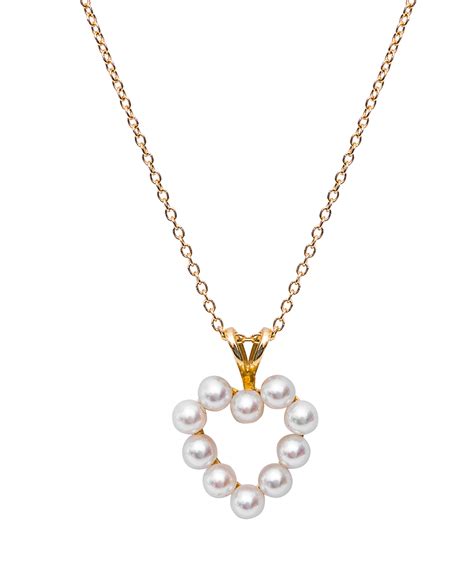 Pearl Heart Necklace Nishi Pearls