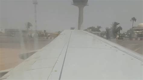 Tunisair Landing Djerba Airport Youtube