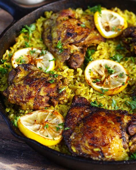 One Pot Middle Eastern Chicken And Rice Recipe Middle Eastern
