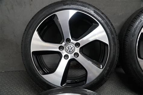 Vw Golf Gti Mk7 Austin 5g0601025bd Complete Set Oem Alloy Wheels