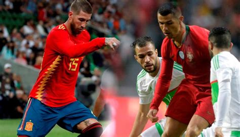 Final del partido, portugal 0, españa 0. España vs. Portugal por la fecha 1 del Mundial Rusia 2018 ...