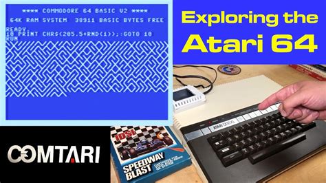 Atari 64 Commodore 64 Basic And Kernal Running On Atari 1200xl Youtube