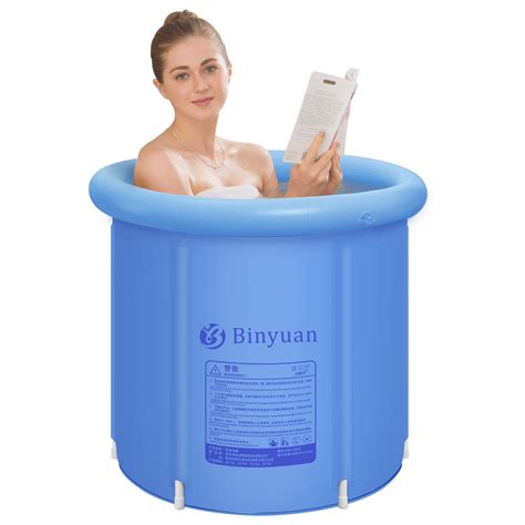 Buy Portable Bathtub Foldablesoaking Bath Tub With Freestanding Shower Stalleco Friendly Adult
