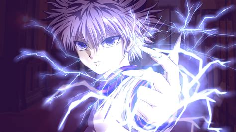 Killua Zoldyck Hunter X Hunter Lightning Bolt Anime Wallpaper