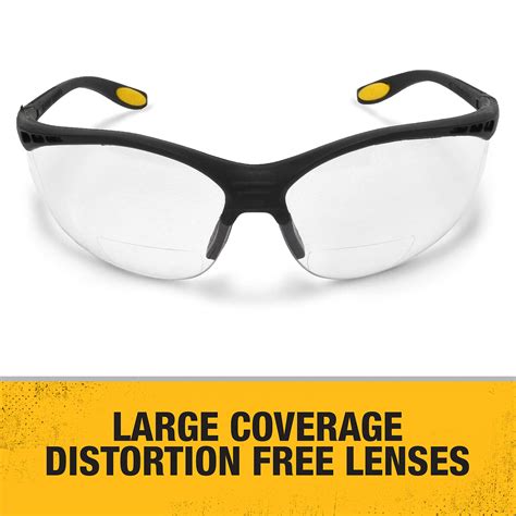dewalt dpg59 120c reinforcer rx bifocal 2 0 clear lens high performance protective safety