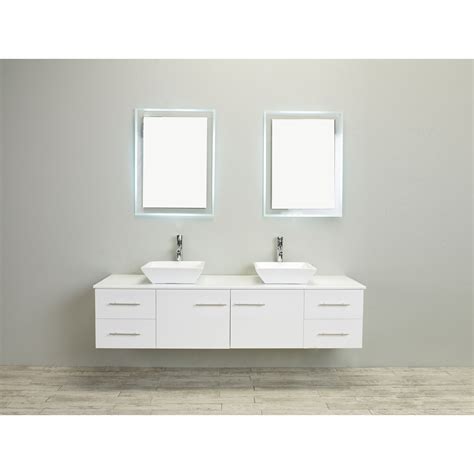 Uveil724472 in stock 72 inch double sink bathroom vanity with carerra white marble $2,455.00 $1,889.00 sku: Eviva Totti Wave 72-Inch White Modern Double Sink Bathroom ...