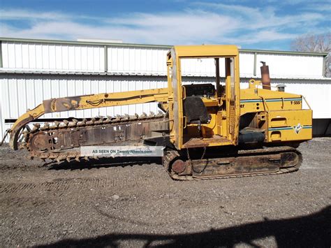 97 Vermeer T555 Track Trencher 8 Ft X 12 In Cut Machine