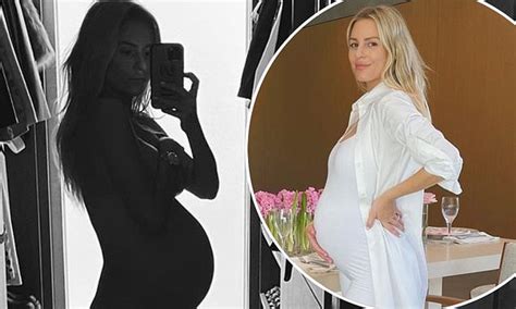 Pregnant Morgan Stewart Poses Completely Nude At 37 Weeks Daily Mail
