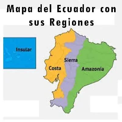 Mapa Del Ecuador Con Sus Regiones Naturales Elyex The Best Porn Website