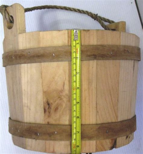 Wooden Wishing Well Bucket For Your Garden Or Well