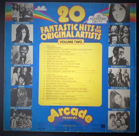 Va 20 Fantastic Hits By The Original Artists Volume Two Lp Buy From Vinylnet