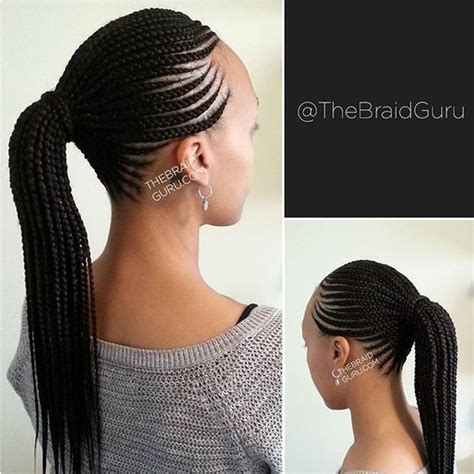 So Neat And Beautiful Cornrow Ponytail Cornrows Braids African