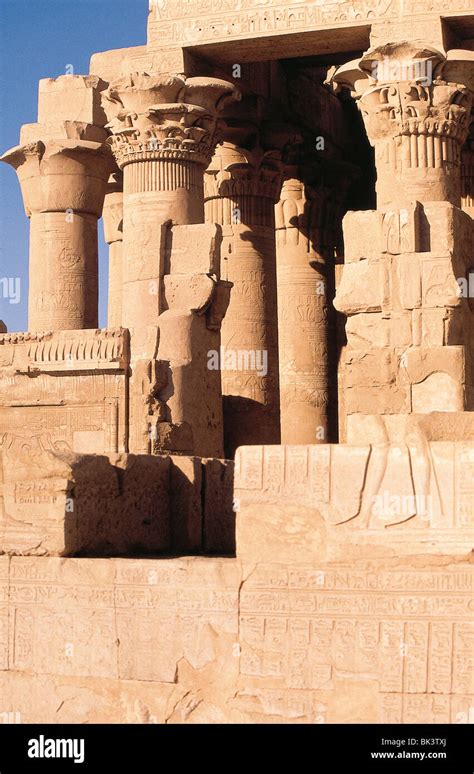 Temple Of Sobek And Haroeris Dedicated To Crocodile God Sobek And Horus Is An Unusual Double