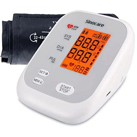 Sinocare Blood Pressure Machine Upper Arm Blood Pressure Monitor With
