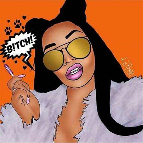 follow badgalronnie for more dope cartoon art black girl cartoon black love art dope kunst