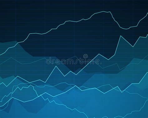 Abstract Background With Graphs Stock Illustration Illustration Of