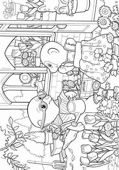 Coloring Calico Pages Critters Sylvanian Families Colouring