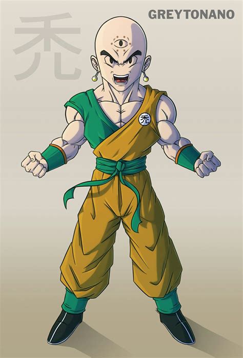 Ten Shin Han Y Krilin Fusion Greytonano Anime Dragon Ball Super Dragon Ball Super Artwork