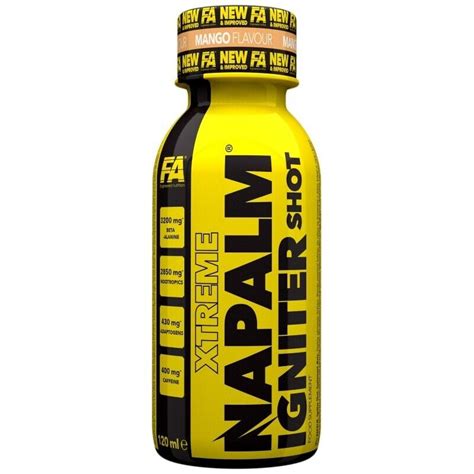 Napalm Pre Workout Booster Shot 120ml Supplement