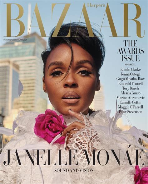 Janelle Monae Harpers Bazaar Uk December 2023 Yourcelebritymagazines