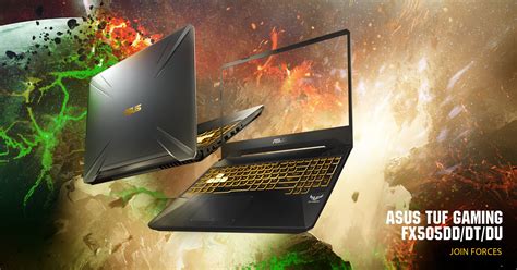 New Asus Tuf Fx505 And Fx705 Gaming Laptops Pair Up Amd Ryzen Apu With