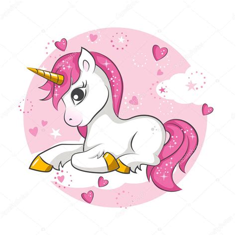Little Pink Unicorn — Stock Vector © Sivanova 168234250