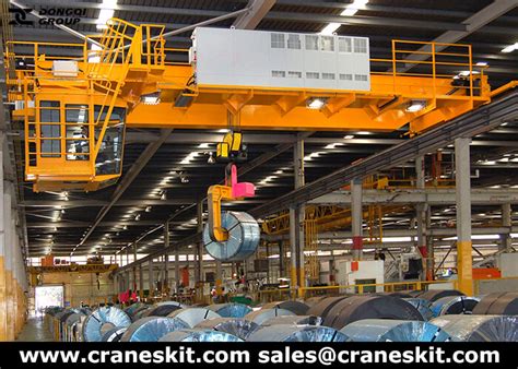 15t Overhead Crane For Lifting Steel Coil Steel Coil Lifting Overhead