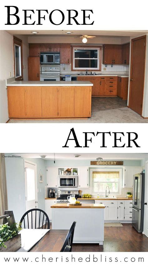 Tips For A Budget Friendly Kitchen Makeover From Cherished Bliss