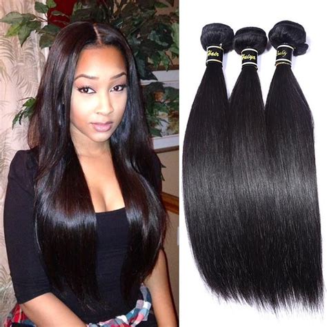 Brazilian Virgin Remy Straight Hair Sew In Weave Shed