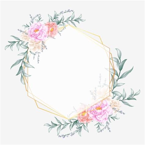 Biasanya background pada undangan disesuaikan dengan tema pernikahan yang akan dilangsungkan. Gambar Bunga Yang Indah Geometri Rangka Untuk Undangan Pernikahan, Kad, Bunga, Menjemput PNG dan ...
