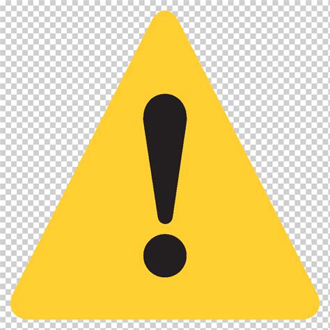 Yellow Caution Signage Emojipedia Text Messaging Warning Sign Sms