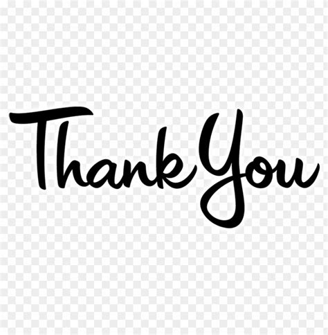 Thank You Simple Text Png Image With Transparent Background Toppng