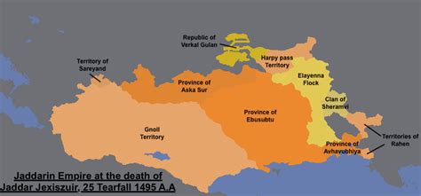 Aar Jaddari Empire At The Death Of Jaddar Jexiszuir 25 Tearfall 1495