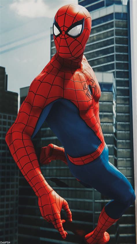 Classic Suit Spider Man Spiderman Spidermanps4 Marvel Spiderman